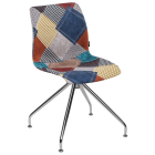 Стул Tilia Lazer-Z сиденье с тканью, ножки металлические PATCHWORK