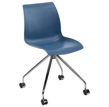 Стілець Tilia Lazer-O ніжки металеві синій джинс