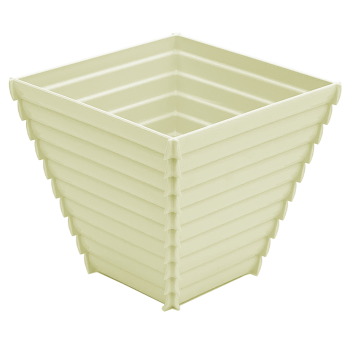 Горщик для квітів під дерево 1,2 л сіро-бежевий