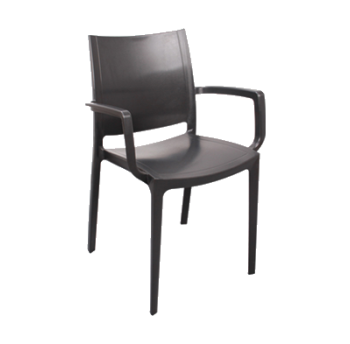 Крісло Irak Plastik Lara антрацит