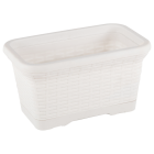 Горщик для квітів балконний Wire 6,5 л білий Горщик для квітів балконний Wire 6,5 л білий