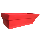 Грядка пластикова 210 л червона