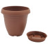 Горщик для квітів Nergiz 2 л коричневий