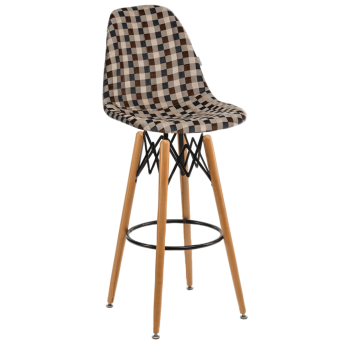 Стул барный Tilia Eos-V сиденье с тканью, ножки буковые ARTNUVO 46904 - V5