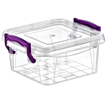 Контейнер на засувках глубокий 0,36 л прозорий