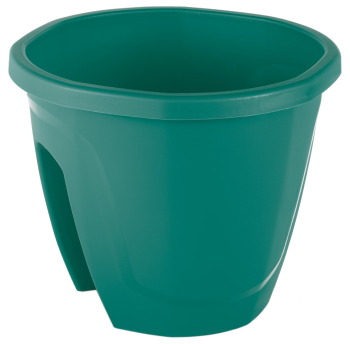 Горшок для цветов на перила Emerald 7,5 л зеленый