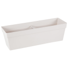 Горшок для цветов балконный Yali 10,8 л бело-серый