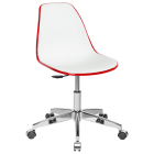 Стілець офісний Tilia Eos-Office червоний - біла слонова кістка