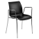 Крісло Tilia Laser ніжки хромовані чорне