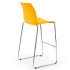 Стілець барний Tilia Laser ніжки хромовані жовтий