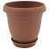 Горшок для цветов Nergiz 3,5 л коричневый