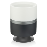 Горщик для квітів Ribbon 4 л вертикальний антрацитовий-білий