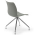 Стул Tilia Lazer-Z ножки хромированные серый цемент