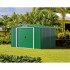Сарай металевий ECO 320x241x196 см зелений з білим