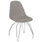 Стілець Tilia Eos-M сидіння з тканиною, ніжки металеві хромовані ARTCLASS 802