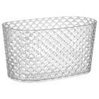 Горщик для квітів балконний Kapadokya 4,7 л прозоро-кришталевий