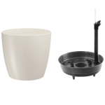 Горшок для цветов с автоматическим поливом Ruby 33 л бело-серый