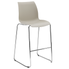 Стілець барний Tilia Laser ніжки хромовані бежевий