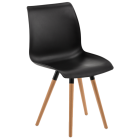 Стілець Tilia Laser-N ніжки букові чорний