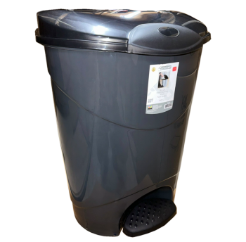 Відро для сміття з педаллю Irak Plastik Bella №3 30л антрацитове