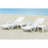 Стіл до шезлонга Suda білий Papatya 