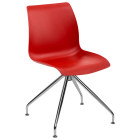 Стул Tilia Lazer-Z ножки хромированные красный