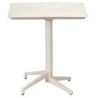 Стол с откидной столешницей Tilia Moon 70x70 см кремовый 