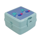 Ланч - бокс бирюзовый Irak Plastik																					