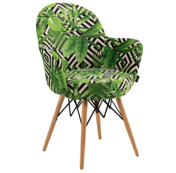 Крісло Tilia Gora-V ніжки букові, сидіння з тканиною VOKATO