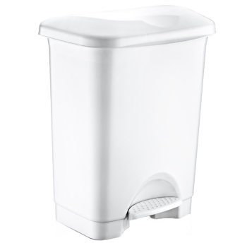 Відро для сміття з педаллю Irak Plastik Stella 45л біле