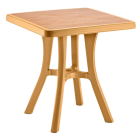 Стіл квадратний Irak Plastik Royal 70x70 см тик