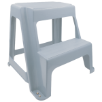 Табурет Step со ступенькой серый