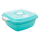 Контейнер с крышкой 1,8 л бирюзовый