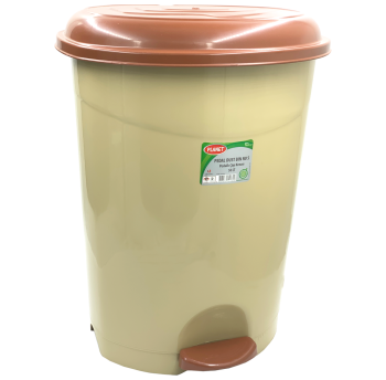 Відро для сміття з педаллю Planet №5 50 л бежеве
