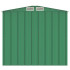 Сарай металевий ECO 202x122x181 см зелений з білим