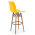 Стілець барний Tilia Laser-V ніжки букові жовтий
