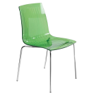 Стілець Papatya X-Treme S прозоро-зелений