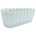 Горщик для квітів балконний Akasya 3 л білий