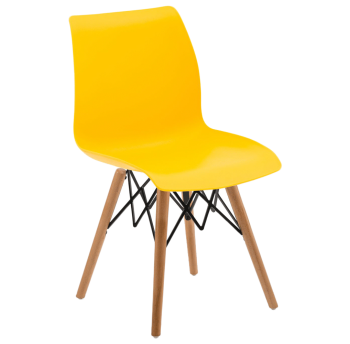 Стул Tilia Laser-V ножки буковые желтый 