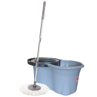 Набір для прибирання Planet Spin Mop Mini Eco 14 л сірий-антрацитовий