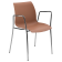 Крісло Tilia Laser ніжки хромовані світло коричневе