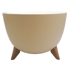 Горщик для квітів Ufo 10 л бежевий