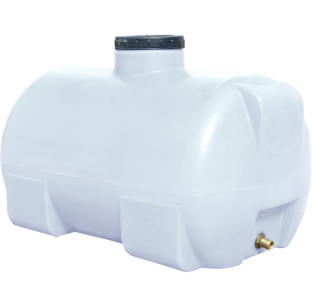 Бак 85 л горизонтальний ГО ПБ білий