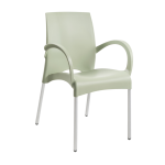 Кресло Papatya Vital-K зеленый, база алюминий