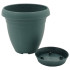 Горщик для квітів Nergiz 2 л темно-зелений