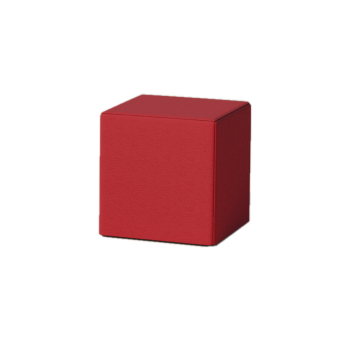 Пуф Papatya Aura квадратний 45x45 см (Batyline Eden) ягода 50974