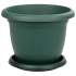 Горшок для цветов с поддоном Villa 1,7 л зеленый