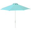 Парасоля Kiwi Clips кругла d2 м блакитна рама біла