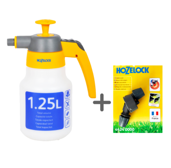 Обприскувач 1,25 л помповий + Насадка універсальна Multi Jet у подарунок