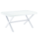 Стол Tilia Osaka-X 150 x 90 см столешница в стекле белая слоновая кость